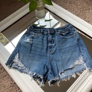 American eagle mom shorts high rise